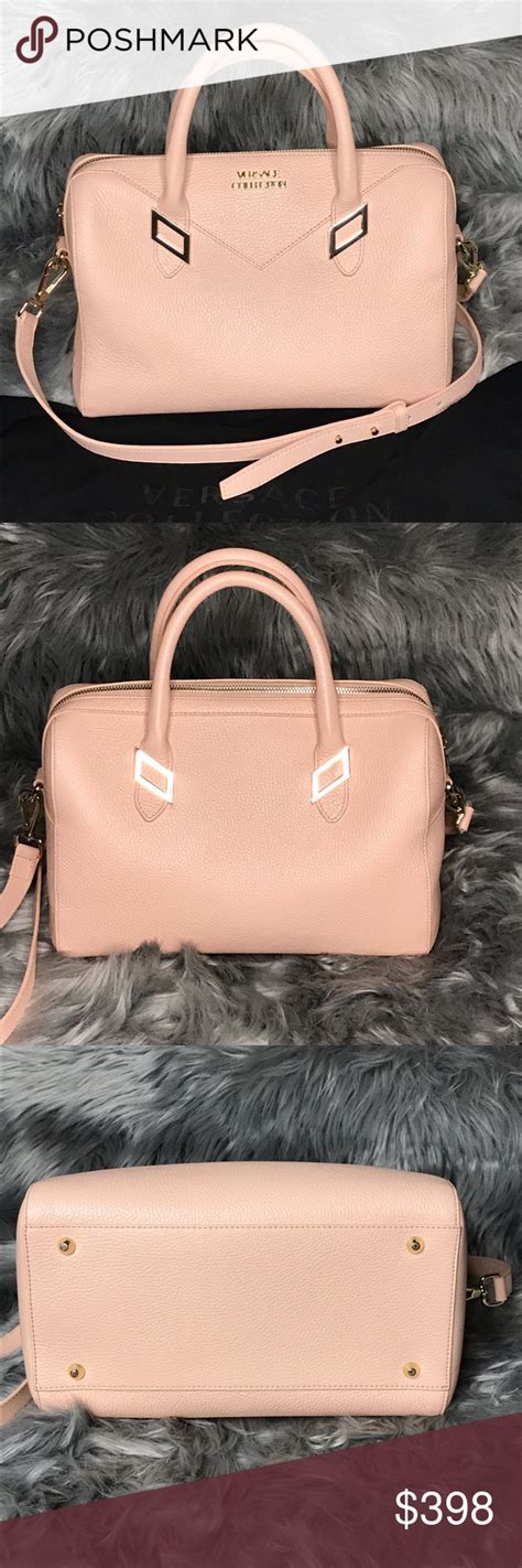 versace collection handbag vitello stampa alce